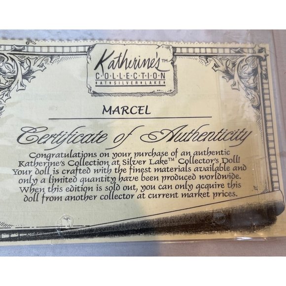 Katherine’s Collection Wayne Kleski Pierrot 19" MARCEL Signed In Original Box - Picture 8 of 12